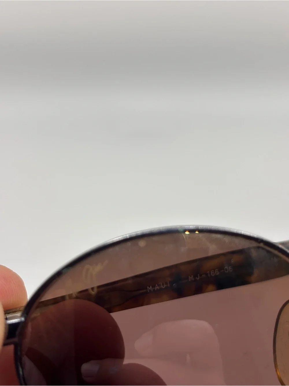 Maui Jim MJ-166-06 Latitude Gunmetal Sunglasses Round Metal Full Rim